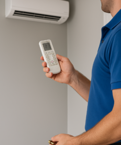 Fácil configuração. Configuração manual: -Encontre o código da marca no quadro abaixo. -Pressione SET; os códigos aparecerão na tela. -Pressione as teclas +/- de temperatura e selecione o código da marca desejada. -Pressione a tecla ENTER para finalizar. Configuração automática: Controle Ar Condicionado Split Universal Hulter 7000 a 60000 BTUs - HT1109IIA -Ligue o ar condicionado manualmente. -Mantenha pressionada a tecla AUTO SEARCH até que o código procurado apareça piscando na tela. -O ar condicionado emitirá um aviso sonoro - pressione qualquer tecla para confirmar